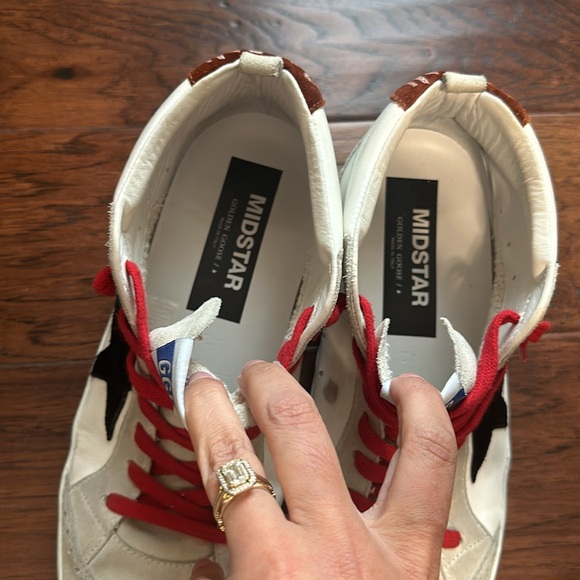 Mid Star sneakers in leather with suede star size 42 - Picture 4 of 5